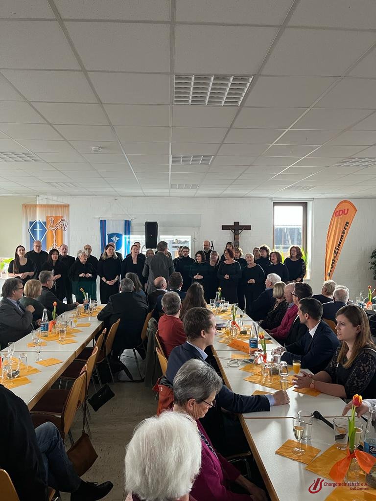 Auftritt - Chorus Line beim Neujahrsempfang von der CDU