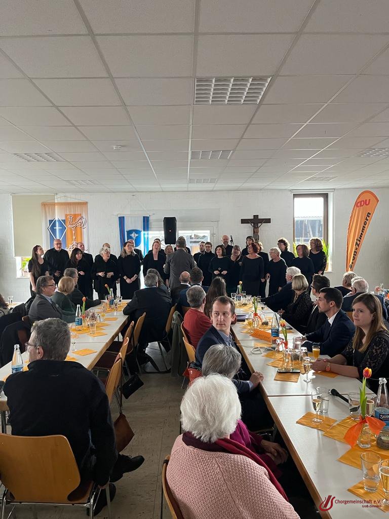 Auftritt - Chorus Line beim Neujahrsempfang von der CDU