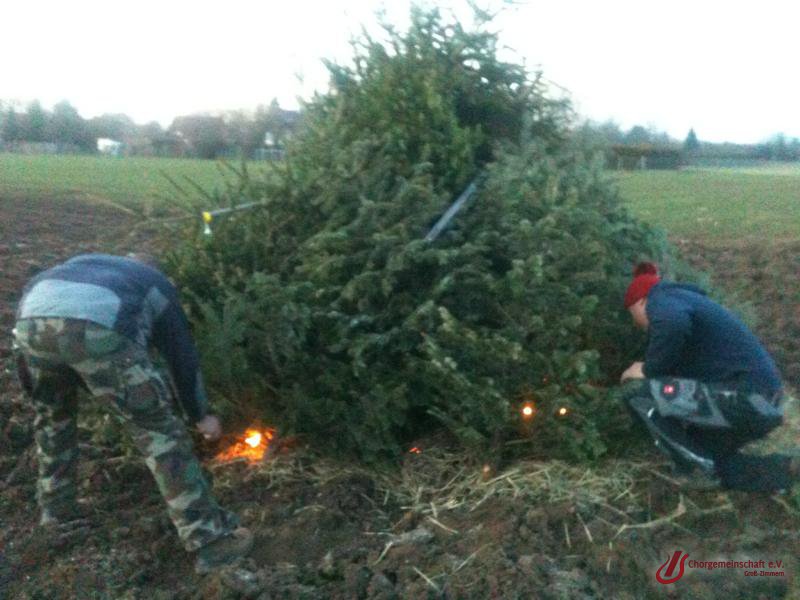 Weihnachtsbaumverbrennung