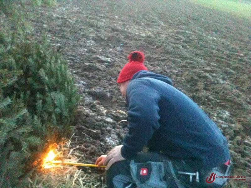 Weihnachtsbaumverbrennung