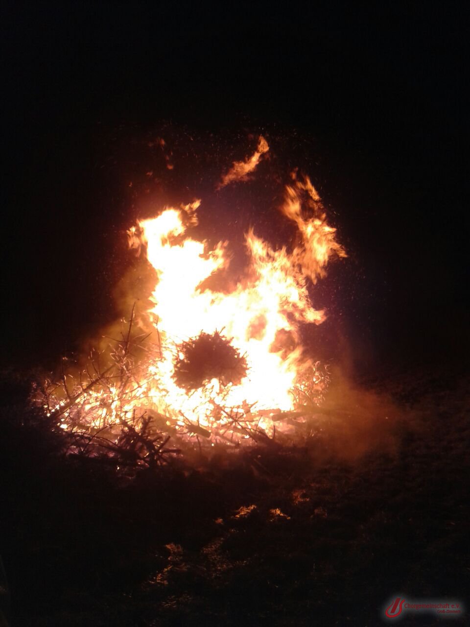 Weihnachtsbaumverbrennung