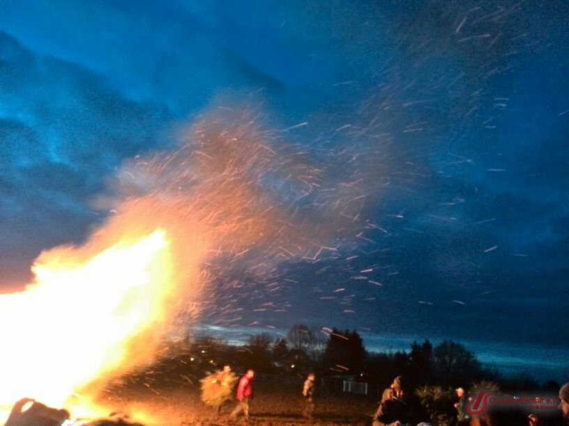 Weihnachtsbaumverbrennung