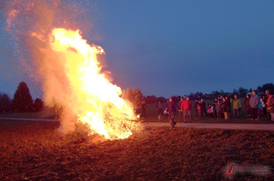 Weihnachtsbaumverbrennung