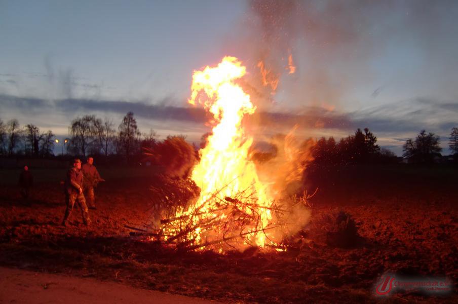 Weihnachtsbaumverbrennung