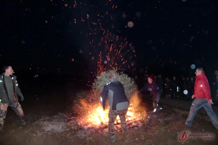 Weihnachtsbaumverbrennung