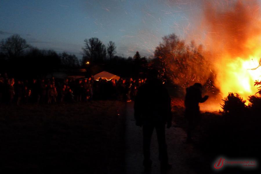 Weihnachtsbaumverbrennung