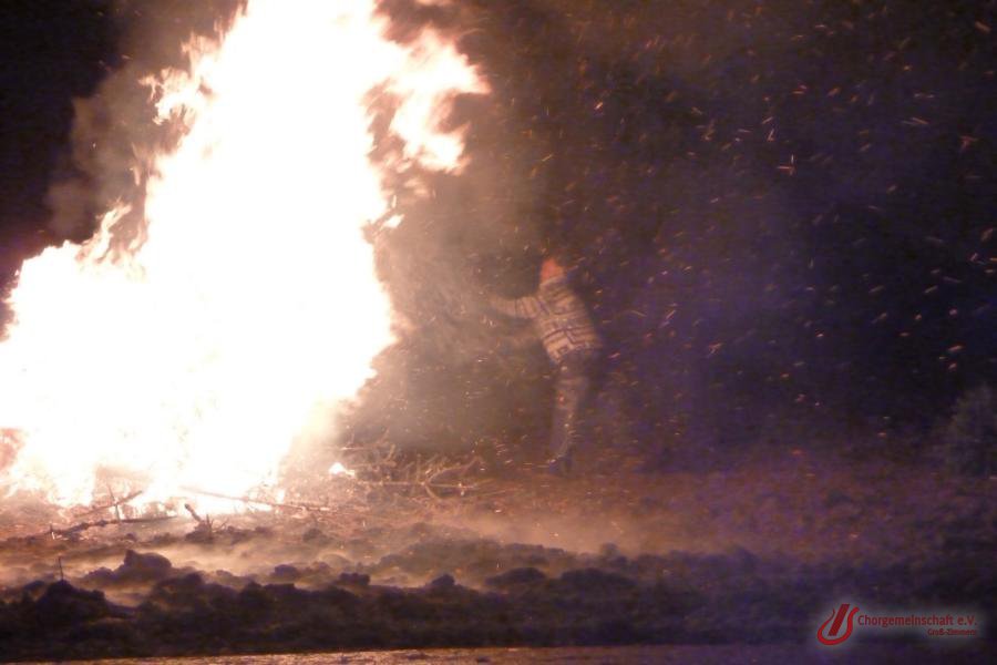Weihnachtsbaumverbrennung